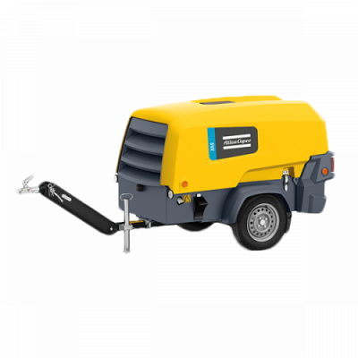 Компрессор винтовой "ATLAS COPCO" XAS 88 Kd (на шасси)